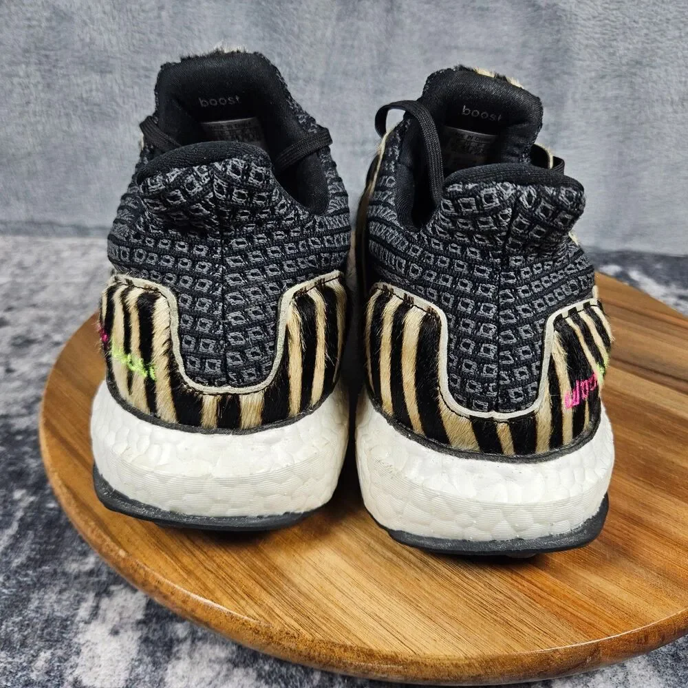 Adidas UltraBoost DNA Animal Pack Zebra Black Men’s Size 10 Running Shoes FZ2730